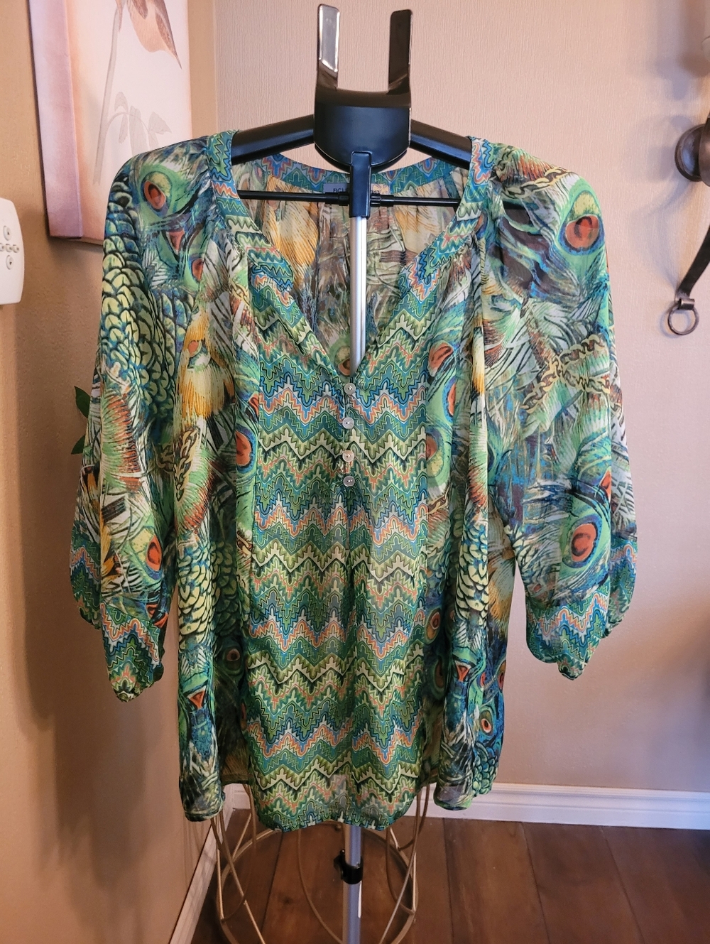 Figueroa & Flower 3/4 Sleeve Blouse